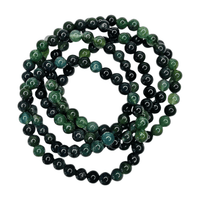 Moss Agate Bracelet (6mm)