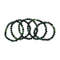 Moss Agate Bracelet (6mm)