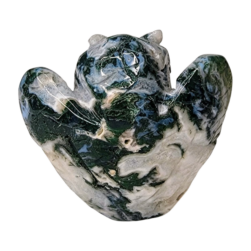 Moss Agate Owl