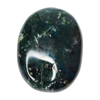 Moss Agate Palm Stone