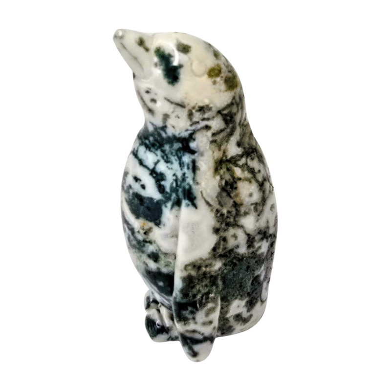 Moss Agate Penguin