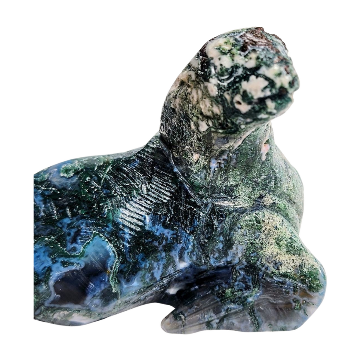 Moss Agate Sea Lion - Large