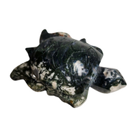 Moss Agate Turtle - Large