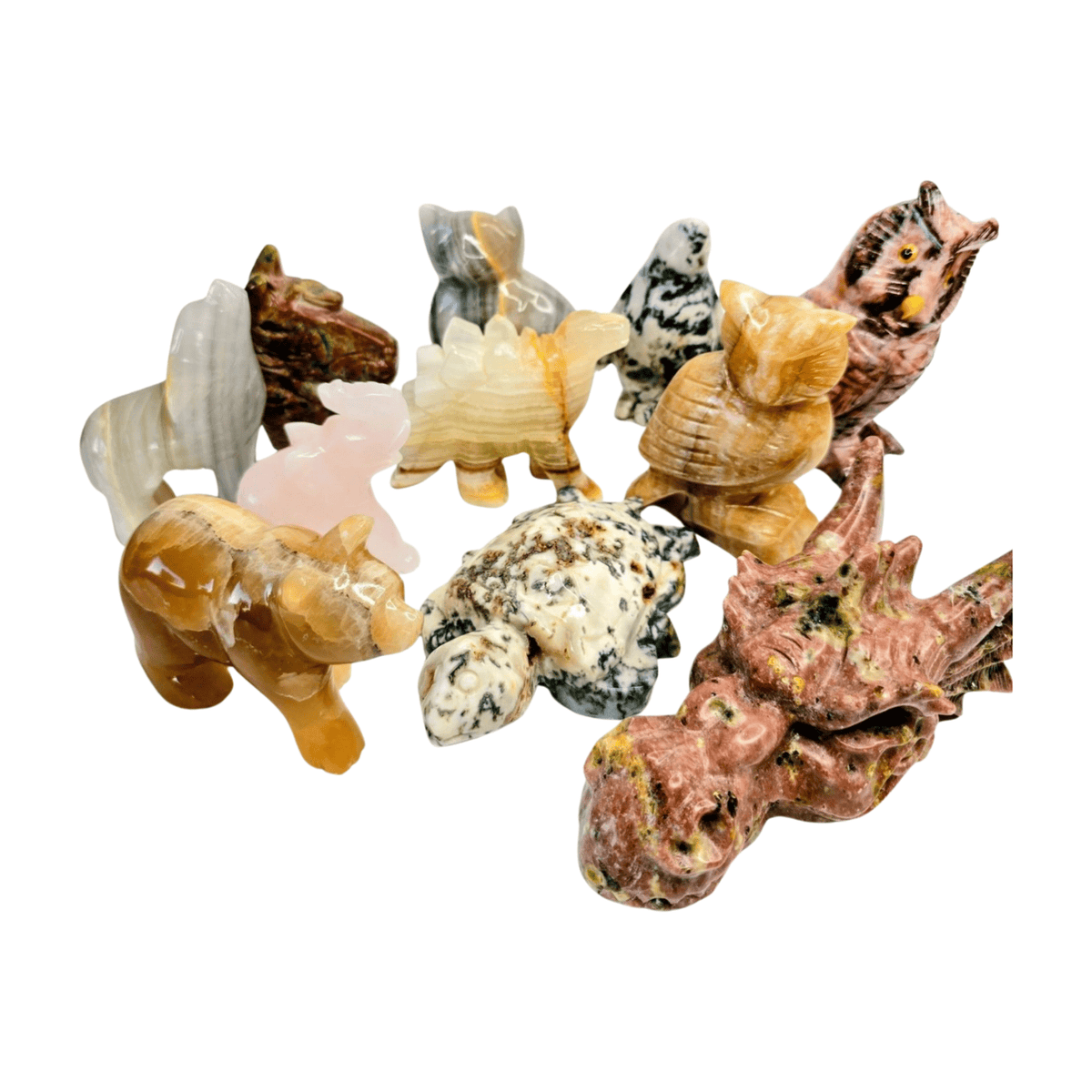 Mystery Crystal Animal Carving