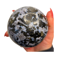 Mystic Merlinite (Indigo Gabbro) Sphere