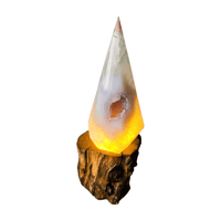 Natural Crystal Light Stand with Tower Example