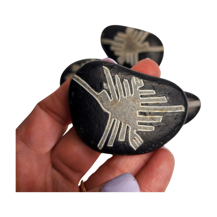 Nazca Line Stone - Hummingbird