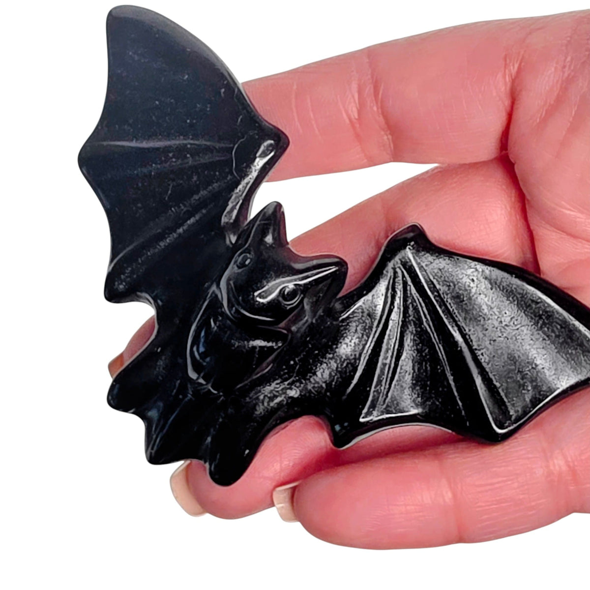 Obsidian Bat - 3D Carving