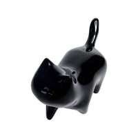 Obsidian Cat - Modern Carving