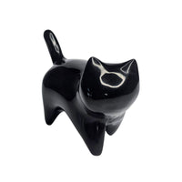 Obsidian Cat - Modern Carving