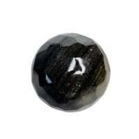 Gold Sheen Obsidian Faceted Sphere