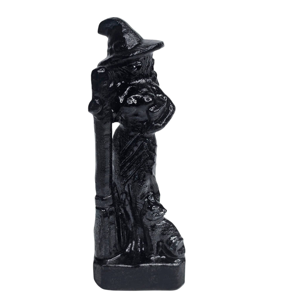 Onyx Witch with Cat