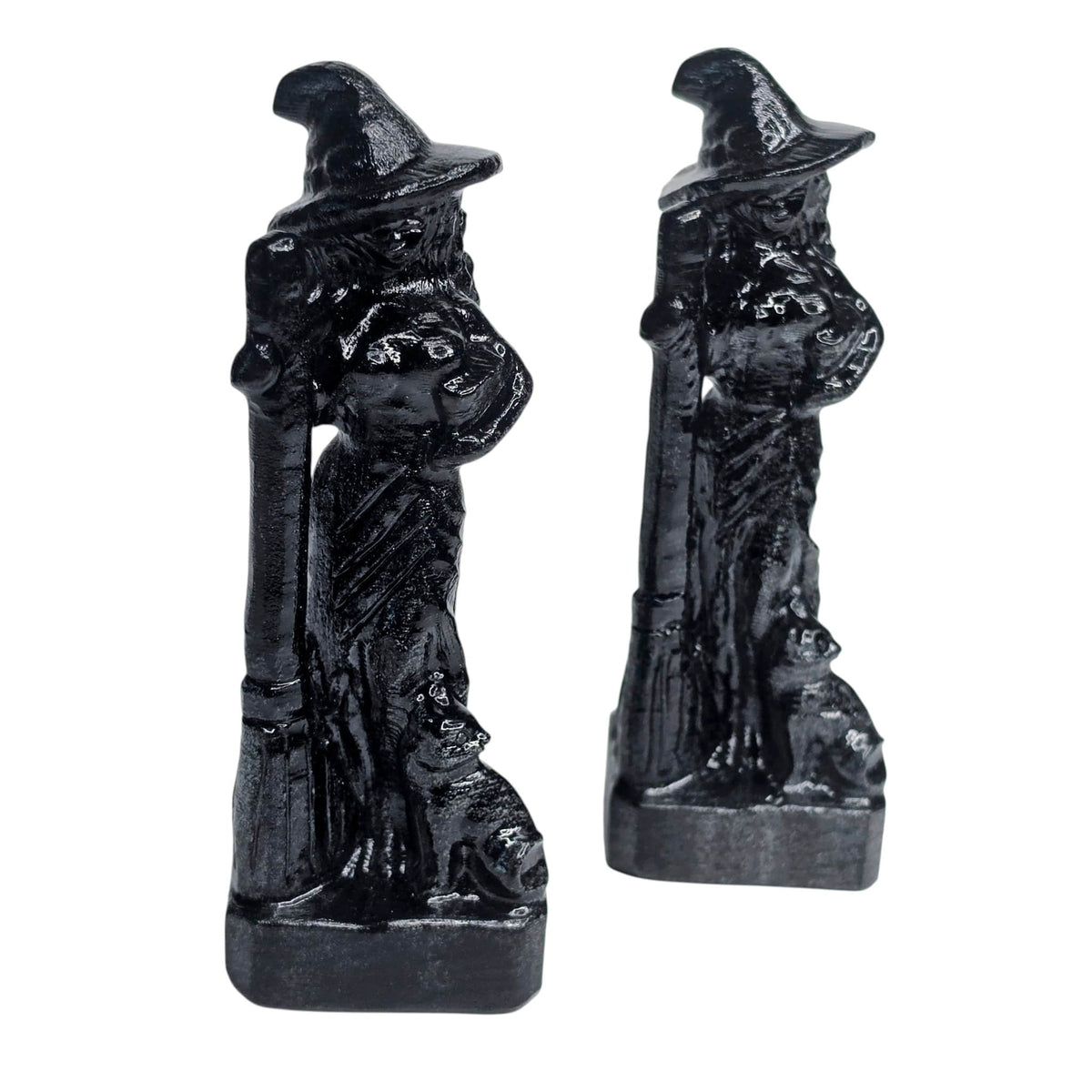 Onyx Witch with Cat