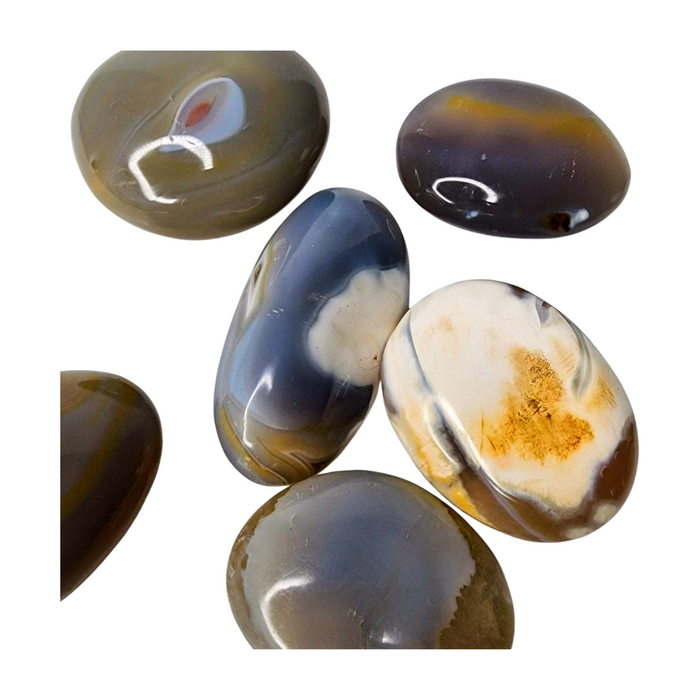 Orca Agate Pocket Stone