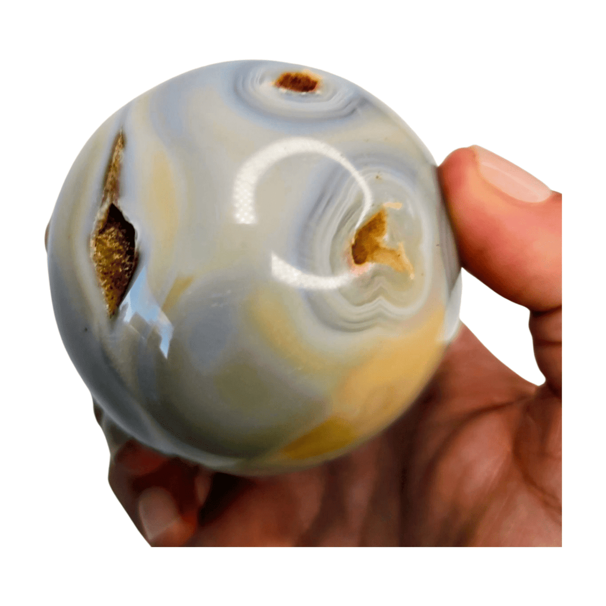 Orca Agate Sphere