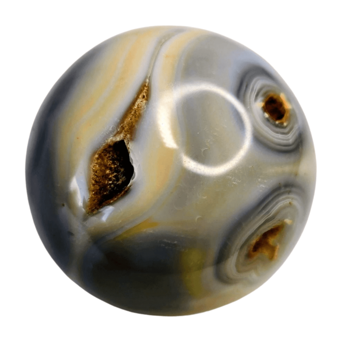 Orca Agate Sphere