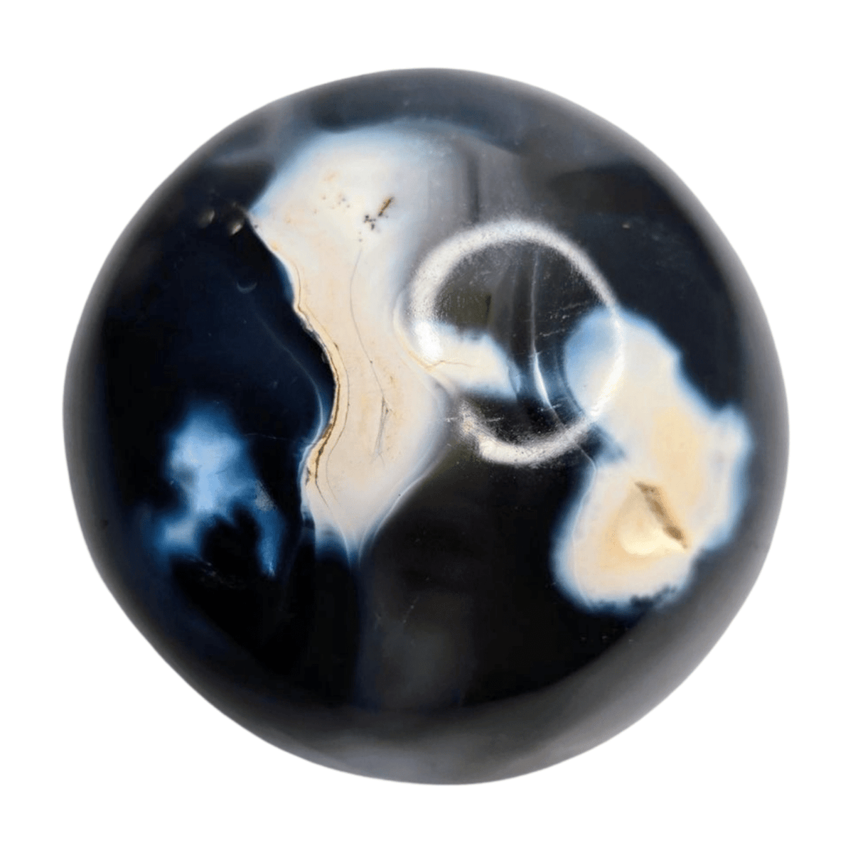 Orca Agate Sphere