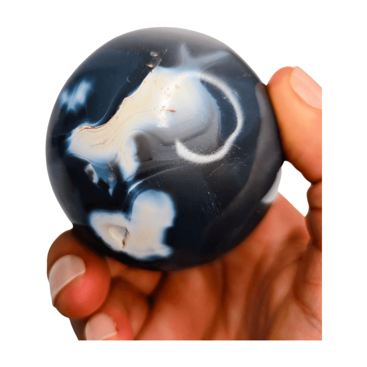 Orca Agate Sphere