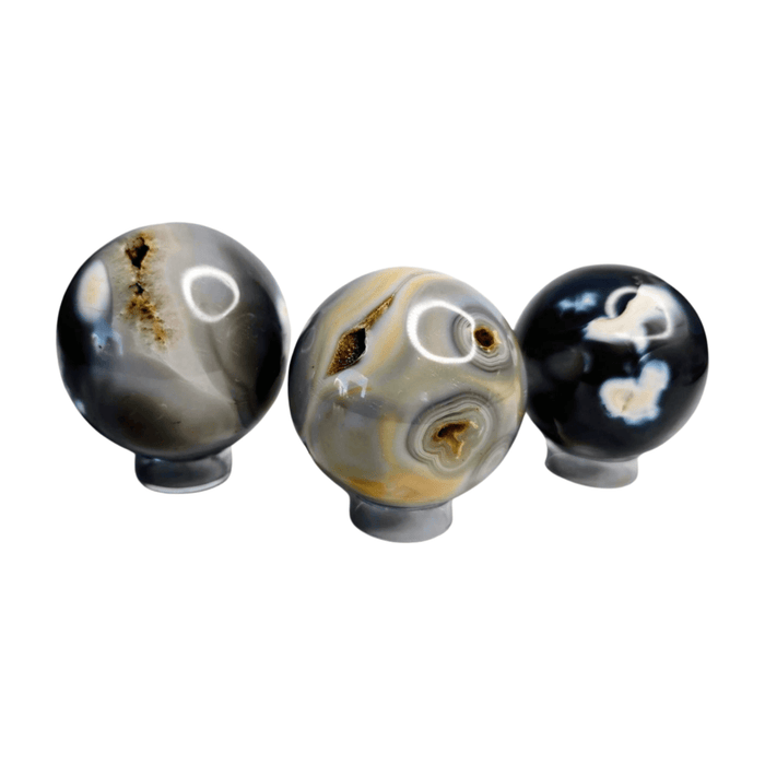 Orca Agate Sphere