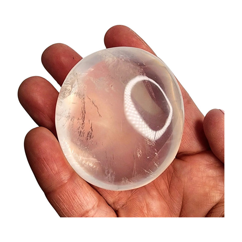 Pearl Quartz Palm (Girasol Quartz Palm)