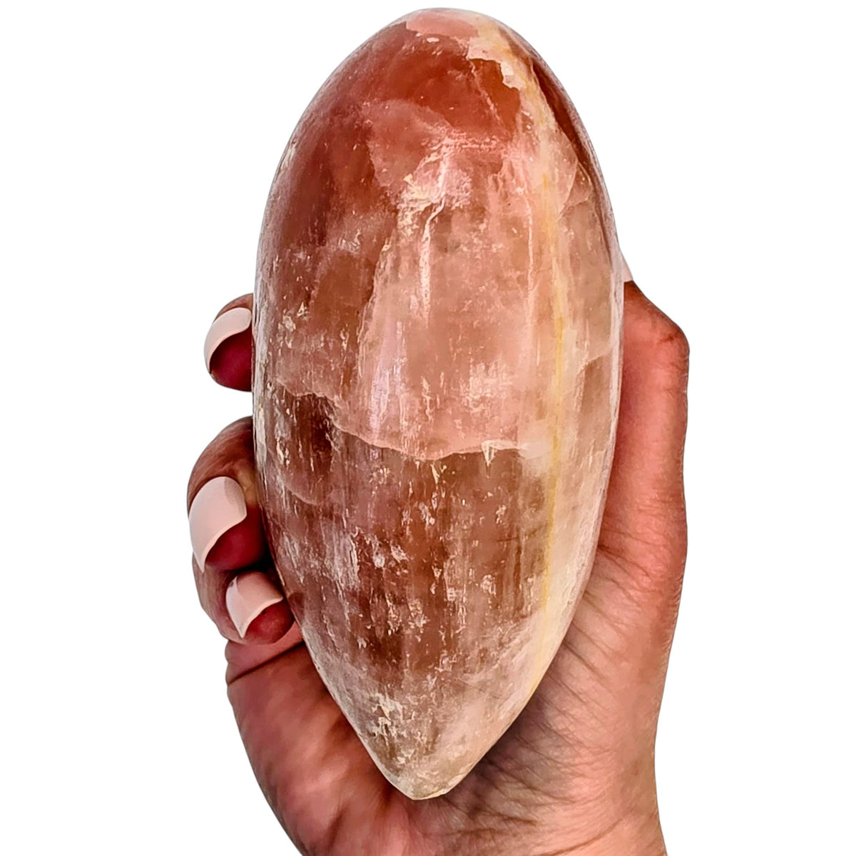 Pink Calcite Heart - Extra Large
