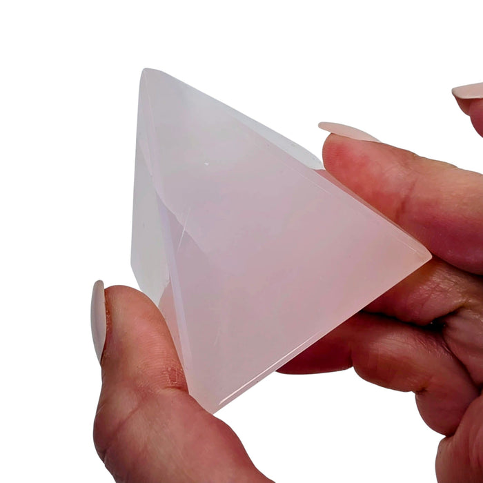 Pink Calcite Pyramid