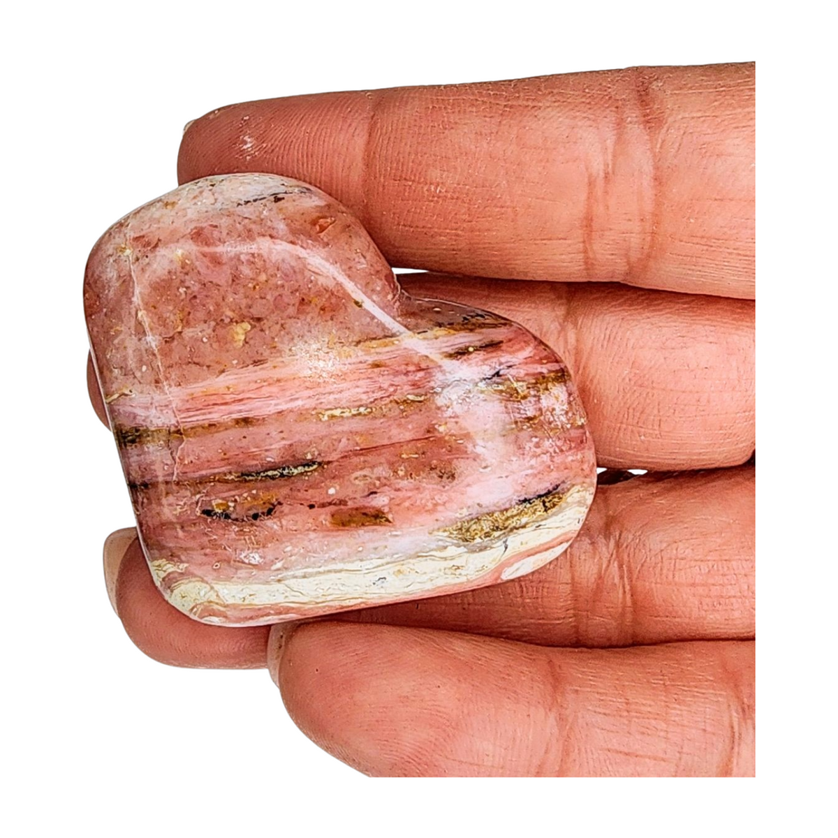 Pink Opal Heart