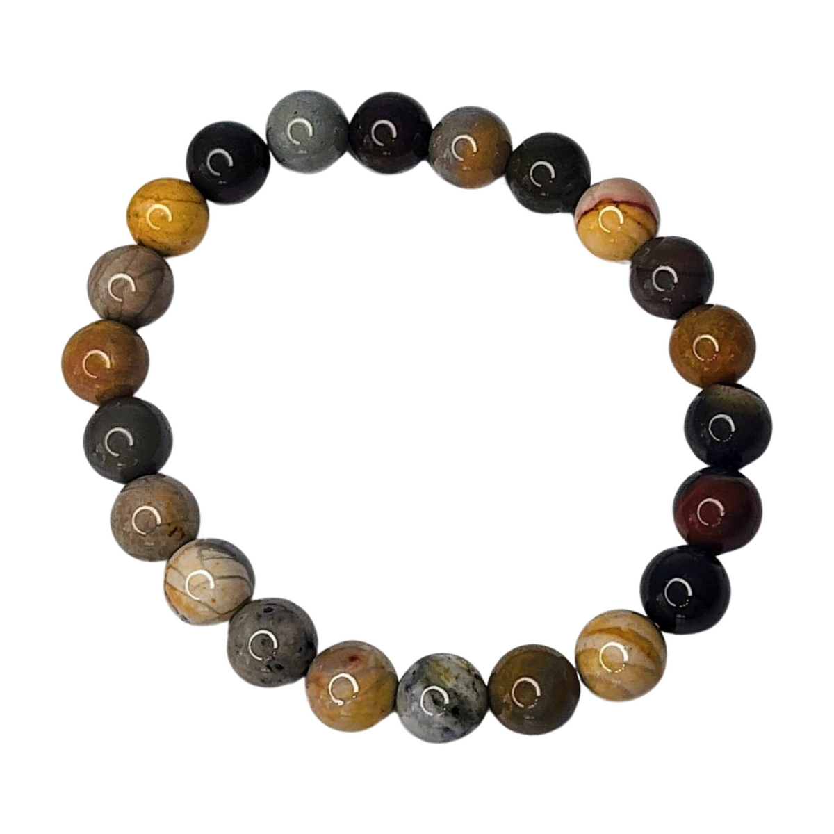 Polychrome Jasper Bracelets (8mm)