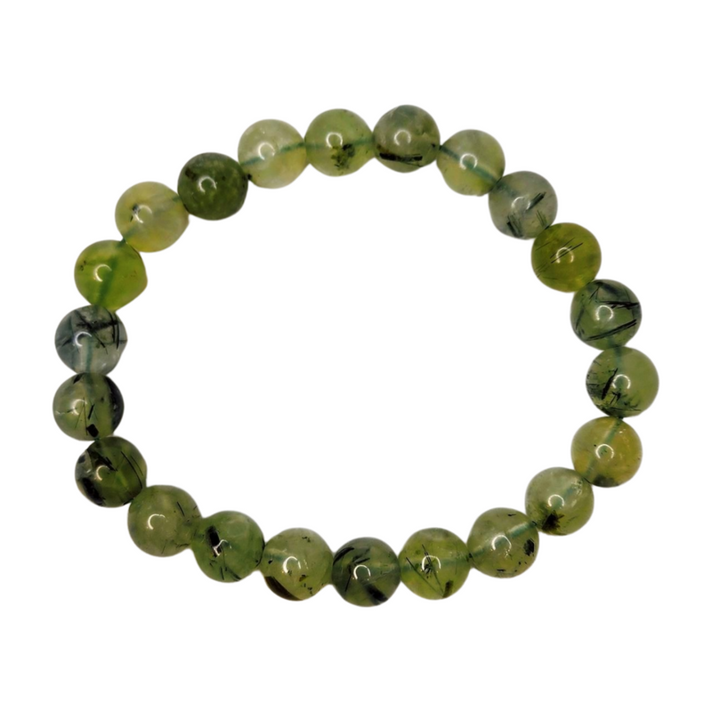 Prehnite Beaded Bracelet (8mm)