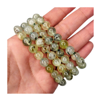 Prehnite Beaded Bracelet (8mm)