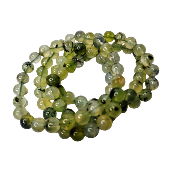 Prehnite Beaded Bracelet (8mm)