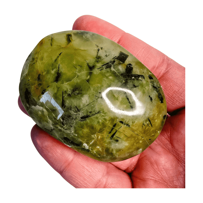 Prehnite Palm Stone