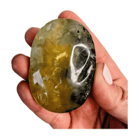Prehnite Palm Stone