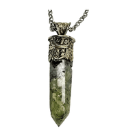 Prehnite Pendant - 30 in