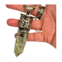 Prehnite Pendant - 30 in