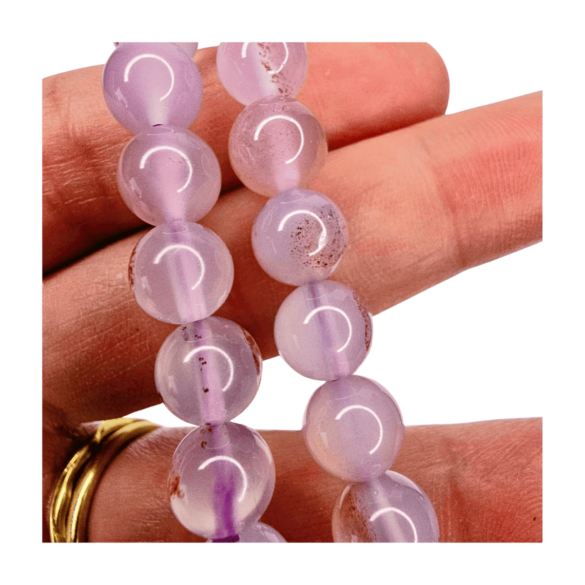 Purple Chalcedony Bracelets Details