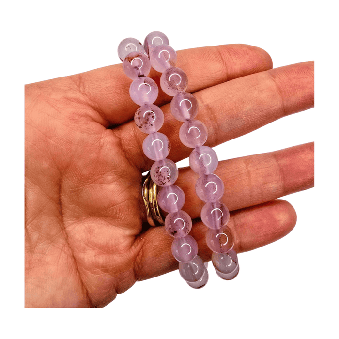 Purple Chalcedony Bracelets Size