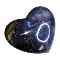 Purple Chalcedony Heart