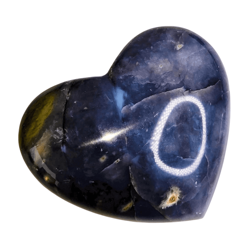 Purple Chalcedony Heart