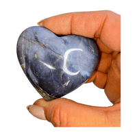 Purple Chalcedony Heart