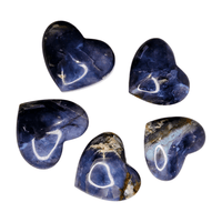 Purple Chalcedony Heart
