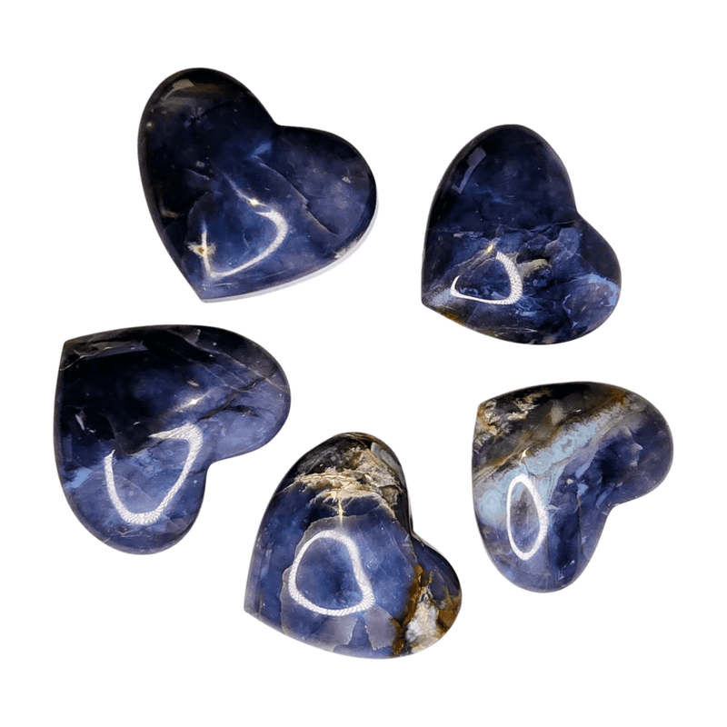 Purple Chalcedony Heart