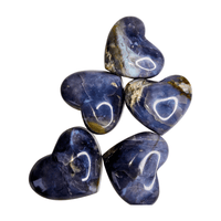 Purple Chalcedony Heart