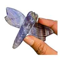 Purple Fluorite Dragonfly