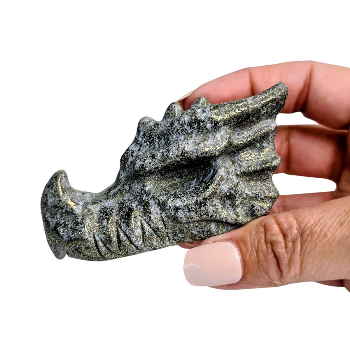 Pyrite Dragon Head