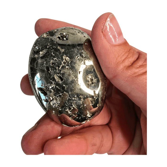 Pyrite Palm Stone