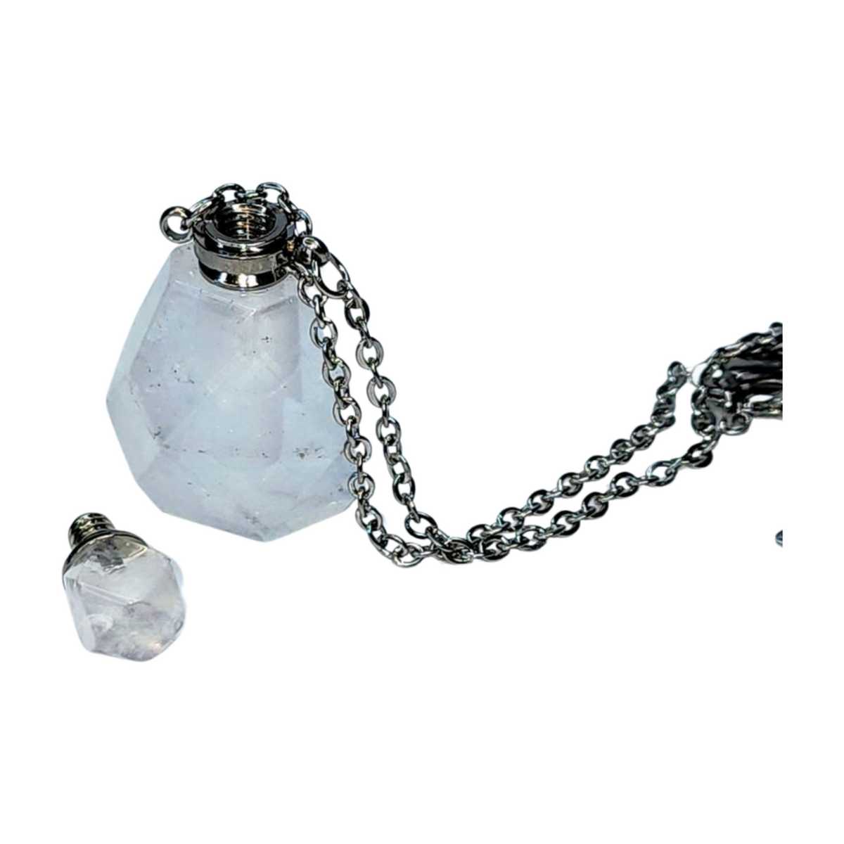 Crystal Bottle Pendant (24 inches)