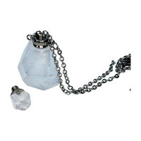 Clear Quartz Bottle Pendant (24 inches)