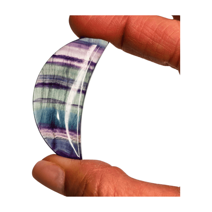 Rainbow Fluorite Moon