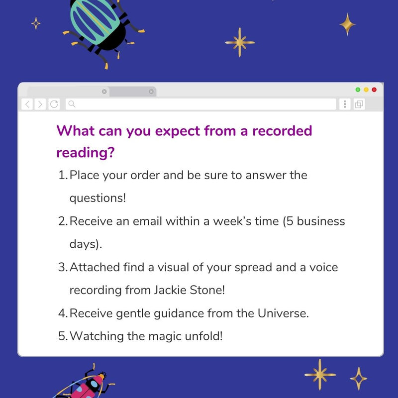 Recorded Tarot Reading - Guidance Delivered to Your Inbox
